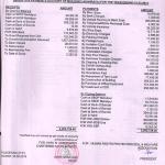 Receipts & Payment Account 2014